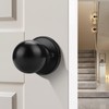 Probrico 12Pack Black Round Dummy Knobs, Black Non-Turning Door Knobs