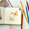 Mifuner Small Square 5x5 80gsm Mini Notebooks Blank Pages Sketchbooks