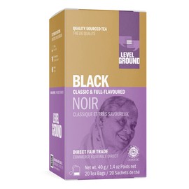 Level Ground, Direct Fair Trade, Black Tea Bags - 40g