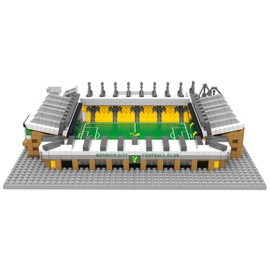 MICRODESIGNS Norwich City FC, The Canaries, Carrow Road Stadium Building Block Toy Model, Football Gift, (1261 pcs)
