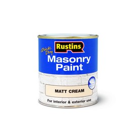 Rustins MASPC500 Masonry Paint Cream 500ml, 500