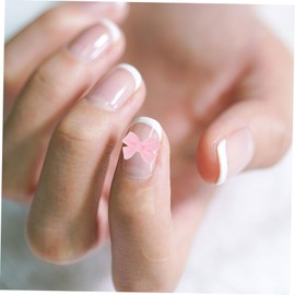 Vaguelly Nail Art Charms of Pearl Bow Decorations for Women Manicure Gems for Elegant Nail Designs for Parties and Special Occasions