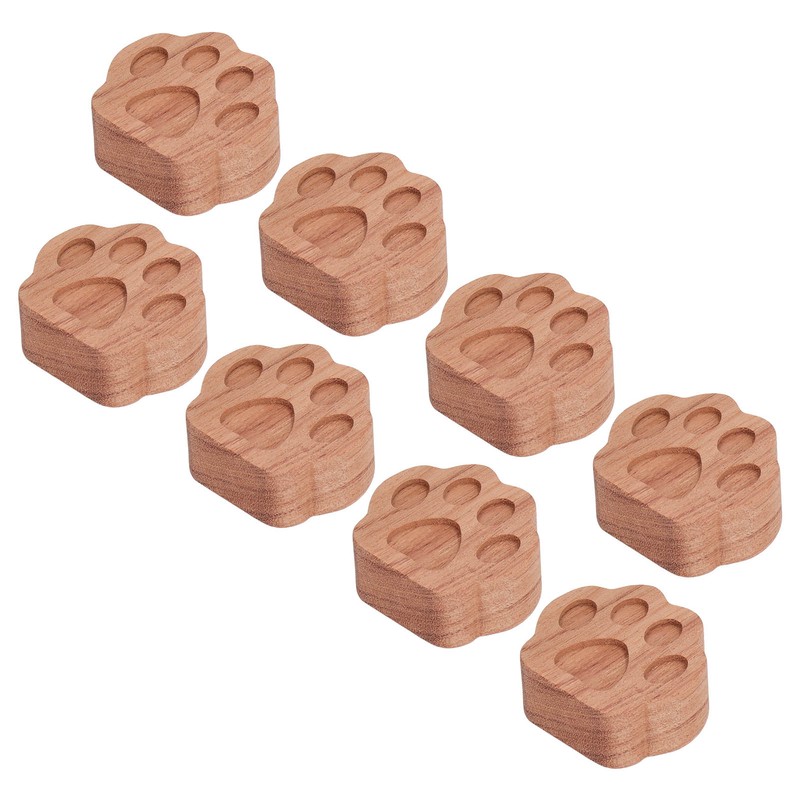 8pcs Essential Oil Car Diffuser Cat Paw Shape Simple Compact