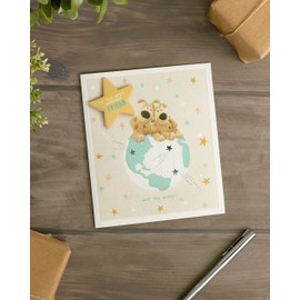 Boofle Birthday Card - Cute Card for Friend - Cute Birthday Card for Her - To the Most Amazing Friend Sat on Top of World