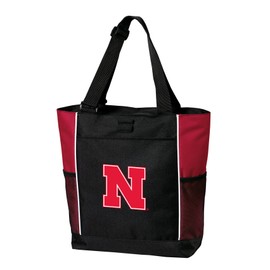 Broad Bay University of Nebraska Tote Bags Red Nebraska Huskers Totes Beach Travel