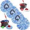 GLOCITI 4 Pack Mop Replace Heads for O Cedar Rinse