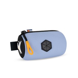 OllyDog Scoop Pick Up | Dog Poop Bag Holder | Lightweight & Water-Resistant Dispenser | Leash Attachment for Hands-Free Carry | Fits Standard Waste Bag Rolls (Blue Heron)