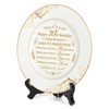 Urllinz 70th Birthday Gifts for Women Men-70th Birthday Plate with