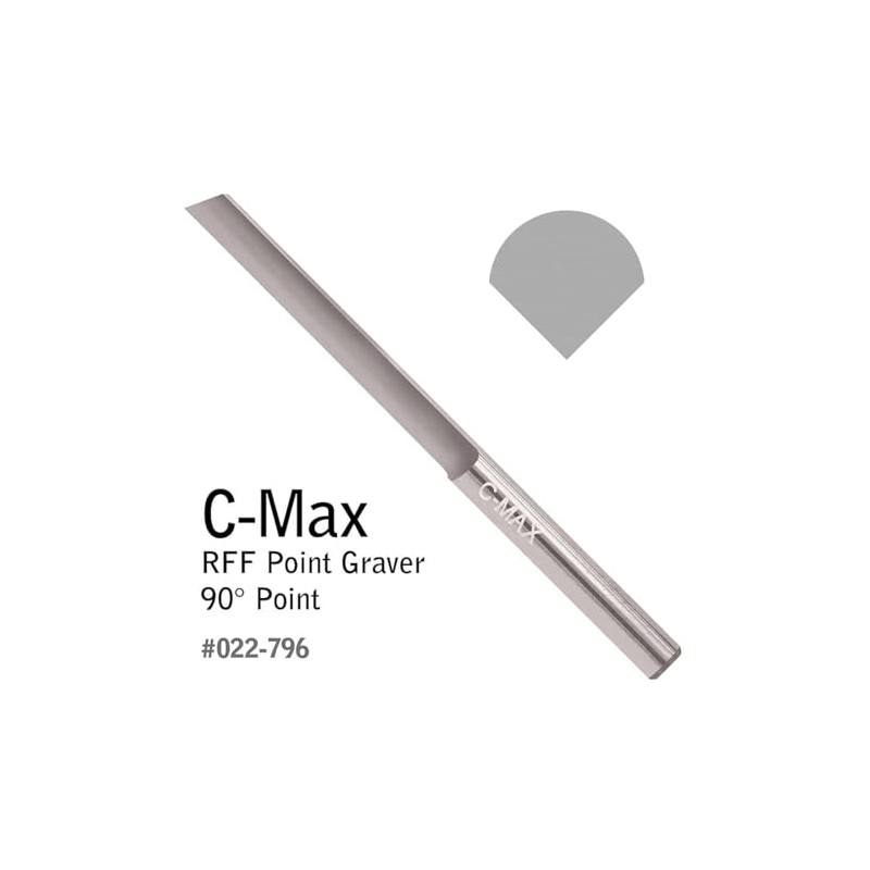 GRS 022-796 C-Max RFF Point Carbide Graver 90