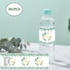 VTOS Greenery Water Bottle Stickers, 50 Pcs Garland Eucalyptus Leaves
