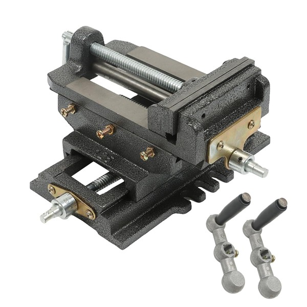 TINVHY 5in Drill Press X-Y Compound Heavy Duty Vise Double
