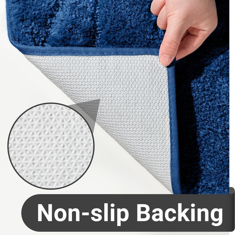 DEXDE Bathroom Rugs 24 x 72 Inch,Extra Long Bathroom Rug