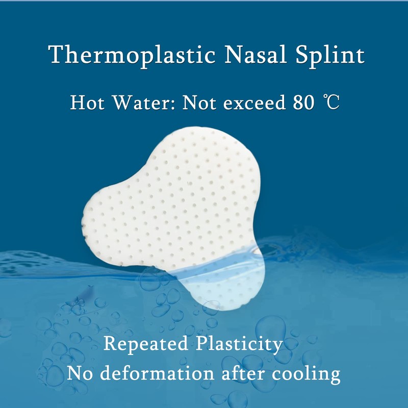 5 Pcs Thermoplastic External Nasal Splints - 2.7" x 3.1"