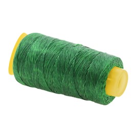 Mandala Crafts Green Whipping Twine Lacing Cord Wax String - 1mm 164 YDs Waxed Twine Coated Lashing Cord Tie Dye String - Waxed Thread Waxed Cord for Sail Twine