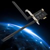WiFi 6 PCIe Card AX3000Mbps 2.4GHz 5GHz Dual Antenna BT5.2