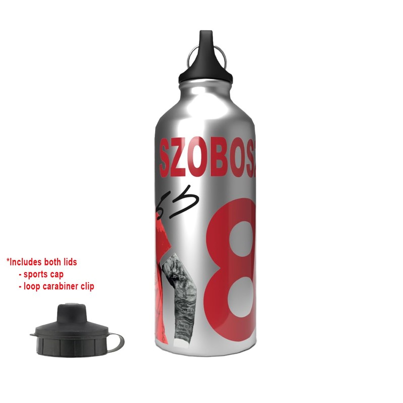 Partisan Liverpool Bottle Szoboszlai 2-Lid Aluminium 600ml Silver