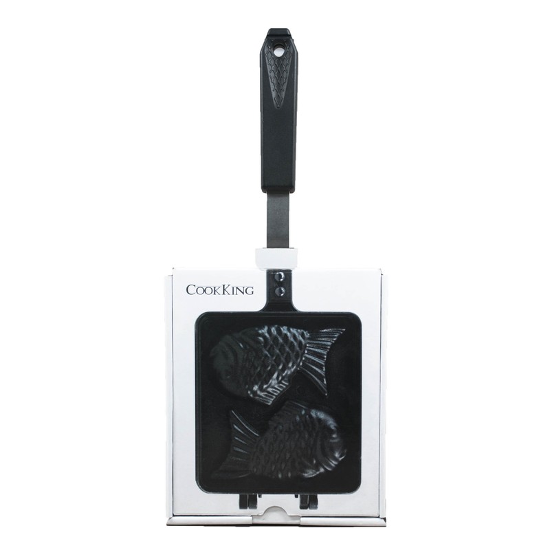 COOKKING - Taiyaki Japanese Fish-shaped Pancake Double Pan, Made in