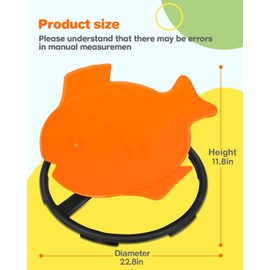 FAHKNS Spin Sensory Chair for Kids, Body Balance Physical Therapy Equipment Sit and Spin Swivel Chair,Sensory Toy Chair Kids Toy Swivel Chair Indoor Outdoor Play Aged 2-10