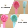 Healeved Sets Self-standing Face Washing Brush Exfoliating Grooves Deep for