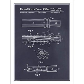 Studio 21 Graphix Duck Dynasty Duck Call - Phil Robertson Patent Print Art Poster UNFRAMED Blackboard 18" X 24"