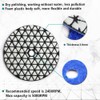 FACHLICH Dry Diamond Polishing Disc, Pack of 9, for Granite,