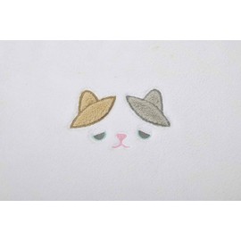 Liv Heart 78282-10 Hair Drying Towel, Nemu Nemu Absorbent Karatto Towel, Mikeneko Yuzu (Total Length: Approx. 39.4 inches (100 cm), Fluffy, Easy to Dry