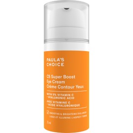 Paula’s Choice C5 Super Boost Eye Cream with 5% Vitamin C, Hyaluronic Acid & Peptides, for Puffy Eyes, Discolouration, Fine Lines & Crow’s Feet, 15 mL