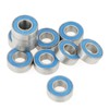 25PCS Set MR115-2RS Blue Metal Rubber Shield Ball Bearings 5*11*4mm