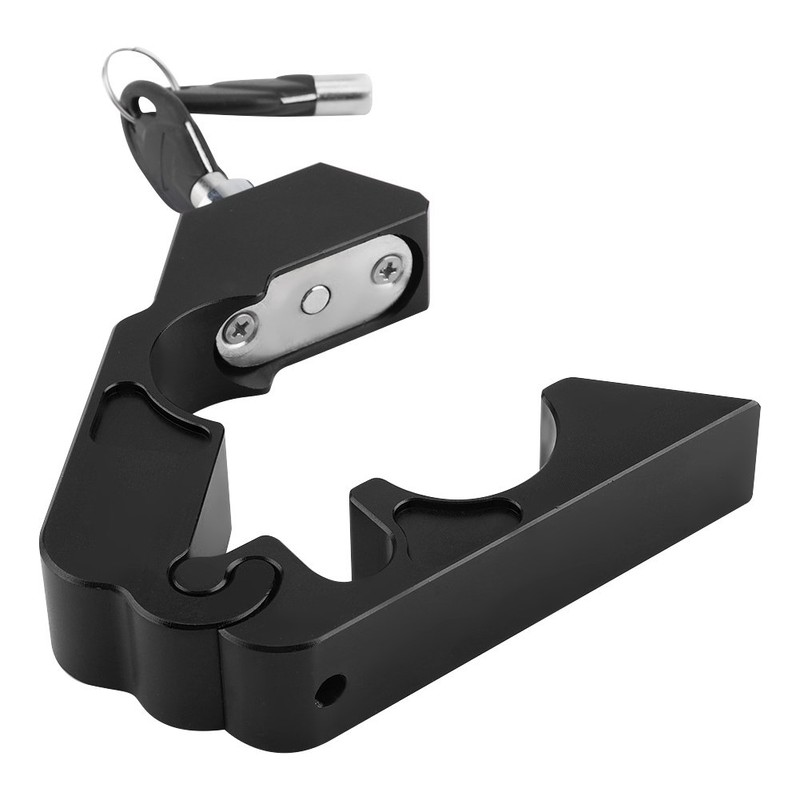 Motorcycle Grip Lock, Universal CNC Aluminium Alloy Motorbike Motorcycle Handlebar