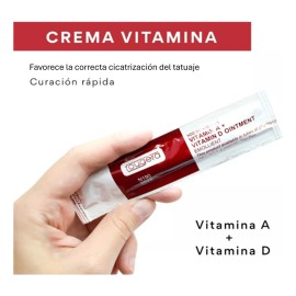 Fougera Vitamina A Y D Con 50 Pzs Para Tatuaje Microblading