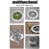 3 in 1 kitchen sink drain strainer and Stopper Combo