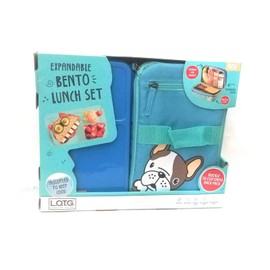 Frenchie French Bulldog Pug Bento Box Lunch Kit