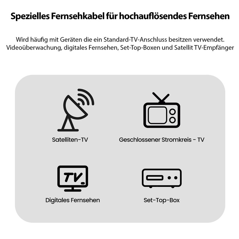 TV antenna cable.