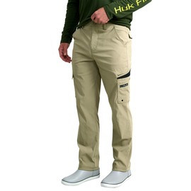 HUK Men's Standard Icon Pro, Performance Fishing Cargo Pocket Pants, Overland Trek