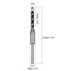 uxcell Square Hole Drill Bit, 1/2 Inch High-Carbon Steel Hollow