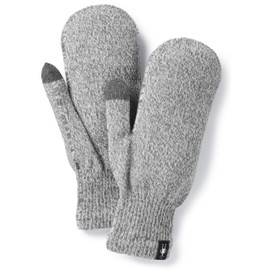 Smartwool Knit Mitt | Merino Wool Touchscreen Winter Mitts For Men and Women, Light Gray Heather, X-Small