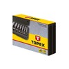 TOPEX 9 Sizes (3-12mm) Alloy Steel Hole Cutter Set with