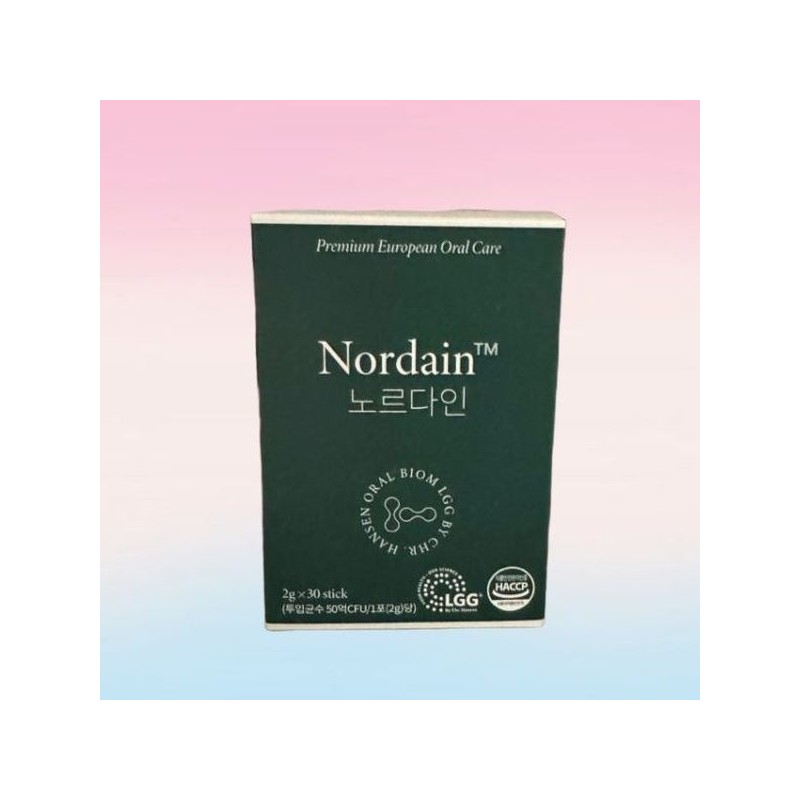 Nordine Oral Probiotics 30 Packets (2 Boxes) Gum Care /