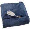 Sunbeam TW8225-030-596 Heated Electric Microplush Throw, Lagoon