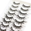DAODER False Eyelashes Faux Mink Lashes Fluffy Wispy Lashes Natural