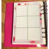Handmade Important Dates Two Sided Dashboard for use with Filofax