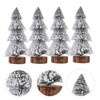 Cabilock Pack of 2 Miniature Christmas Tree, Mini Christmas Tree,