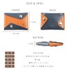 Zario Grande ZAG-K1001 Mini Wallet, Multi Case, Tochigi Leather, Leather
