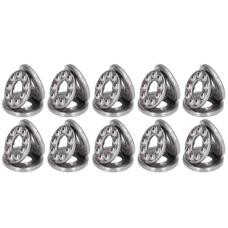 10Pcs Thrust Ball Bearing Single Direction Accessory Replacement Set Kit
