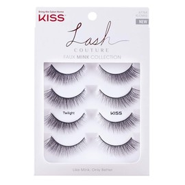 Kiss Lash Couture Faux Mink - Twilight Multipack, 4 Count