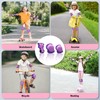 Inkidio Knee Pads for Kids Unicorn Protective Gear Set Knee