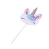 CCINEE 48 piezas de decoración de unicornio arcoíris para cupcakes,