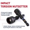 Norske Tools NIBPI650 Impact Torsion Magnetic Nutsetters (1/4", 5/16", 3/8",
