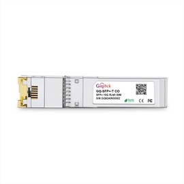 GIQITCK 2Pack 10GBASE-T SFP+ RJ45 Transceiver, 10G Copper SFP+ to RJ45 Connector Module for Cisco SFP-10G-T-S, Ubiquiti UF-RJ45-10G, Netgear, D-Link, Supermicro, TP-Link, Linksys, up to 30 m