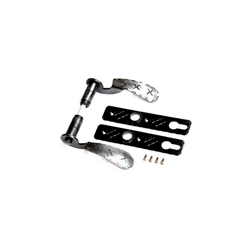UHRIG Retro Wrought Iron Handle Set for Garden Door, Door